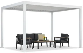 Lagos 3x4 Garden Point vrijstaande terraspergola wit