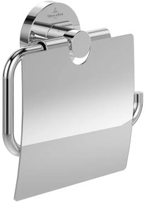 Villeroy & Boch Elements - Tender Toiletrolhouder met deksel - 134 x 38 x 132 mm - chroom TVA15101300061