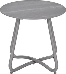 Garden Impressions Fons bijzettafel Ø45xH41 cm – taupe - Centostone Napoli sand