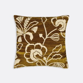 Kussenhoes met velours paneel Sidonie