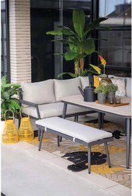 Garden Impressions Tineo sportbank 120x40 cm - donker grijs