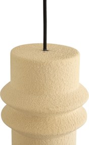 Retro hanglamp beige 3-lichts - Monti