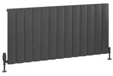 Eastbrook Tordino radiator 125x60cm aluminium 1329W antraciet