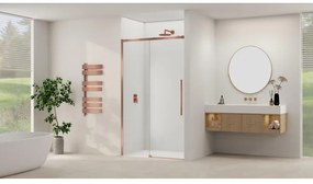 Van Rijn Products ST09 Schuifdeur vast deel - 157.5x200cm - helder glas - soft-close - incl. Koper Geborsteld ST09300160HESC