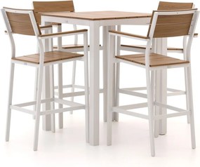 Barset Bellagio | 4 personen | Tuinset polywood | 5-delig | Kees Smit Tuinmeubelen