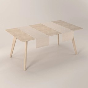 Dekoria Rechthoekige tafelloper, lichtbruin-ecru , 40 x 130 cm