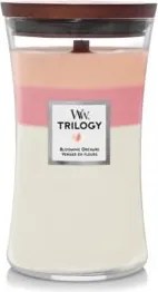 WoodWick geurkaars - Large Hourglass Trilogy - Blooming Orchard