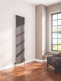 Eastbrook Addington type 10 radiator 45x180cm staal 1117W antraciet