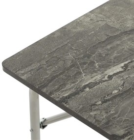 Travellife Sorrento inklapbare kampeertafel dark grey - 100 x 70 x 72,5 cm