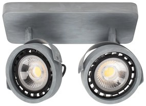Zuiver Dice-2 DTW Dubbele LED Spot Grijs