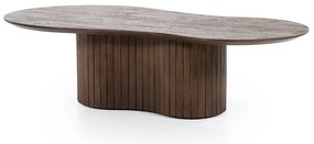Eleonora Jordy Bruine Salontafel Organische Vorm - 130 X 70cm.