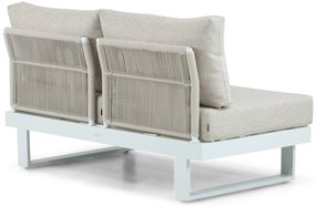 Hoek loungeset 5 personen Aluminium Wit  Lifestyle Garden Furniture Lorenzo