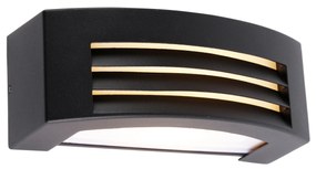 Moderne buiten wandlamp zwart IP44 - Hurricane 1