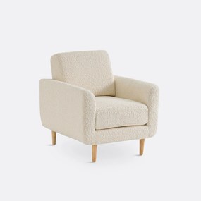 Fauteuil in bouclé stof, Jimi