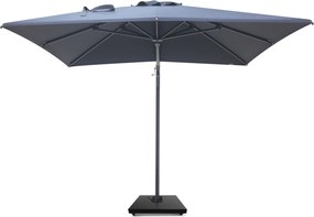 Zweefparasol  2.6x3.5m Graphite (excl. voet) Grijs-antraciet Camello Luna