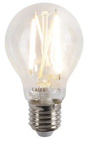 Smart vloerlamp met dimmer zwart met goud en smoke glas incl. Wifi A60 - Zuzanna Design E27 Binnenverlichting Lamp