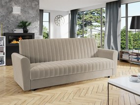 Slaapbank Columbus 142, Aantal zitplaatsen: 3, Aanwezig, 87x230x90cm, 63 kg, Poten: Kunststof, Hout: Grenen