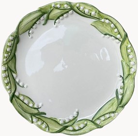 Handbeschilderd dinerbord Lily of the Valley