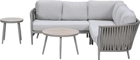 Garden Impressions Devin loungeset hoek 5-delig - Lucas loungetafels
