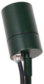 Buitenlamp Prikspot donker groen verstelbaar IP44 - Solo Modern GU10 IP44 Buitenverlichting rond
