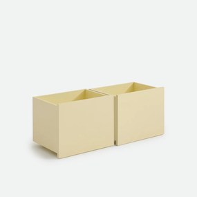 Set van 2 opbergkisten op wieltjes, Vova