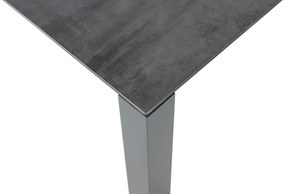 Dining Tuintafel   180 x 90 cm Aluminium/HPL Grijs  Santika Yoko