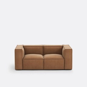 Modulaire bank, 2-zit, ribfluweel, Seven