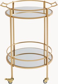 Bar cart Emilia met spiegelglaspanelen