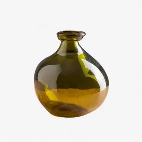 Jound Glazen Vaas Groen – Blad - Sklum