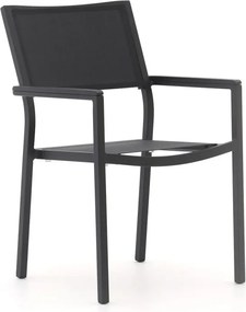 Dining tuinstoel | Bellagio  Roma | Textileen | Grijs | Stapelbaar | Kees Smit Tuinmeubelen