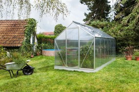 Vitavia Triton serre - 7,5m² - met 6 mm polycarbonaat - Aluminium