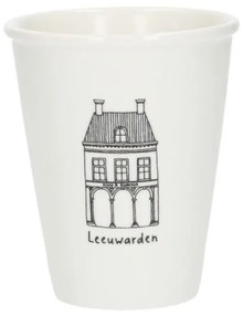 Gevel mok, Leeuwarden, porselein, 200 ml