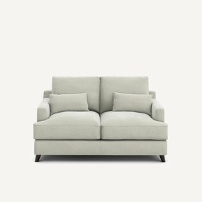 2-zits compacte bank van stonewashed fluweel, ALWINE