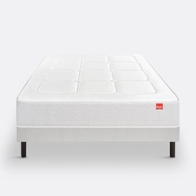 Ensemble matras met veren L'inoubliable + beddenbodem