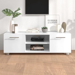 vidaXL Tv-meubel 110x40x35 cm bewerkt hout wit