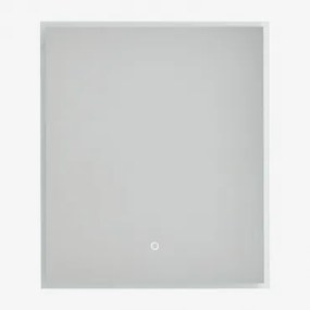 Rechthoekige Badkamerspiegel Met Led-licht En Anti-condens Tamsin ↔︎ 60 Cm - Sklum
