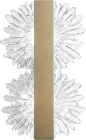 LED-WANDLAMP G147-2W GOLD BRUSH