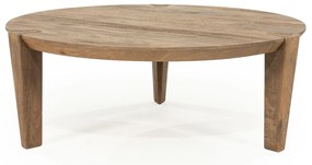 Eleonora Davina Ronde Salontafel Mangohout 80 Cm - 80 X 80cm.