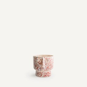 Geglazuurde keramische bloempot, H24cm, Lesego