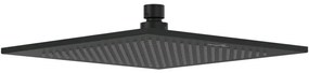 Villeroy & Boch Universal Showers hoofddouche - 25cm - vierkant - mat zwart TVC000002000K5