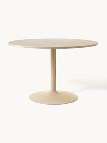 Ovale marmeren eettafel Miley, 120 x 90 cm