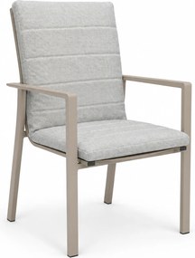 Tuinstoel Aluminium Zand/Beige Lifestyle Garden Furniture Timo  loft/soft grey