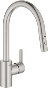Grohe Feel Quickfix keukenmengkraan RVS