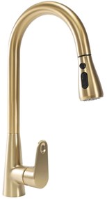 Keukenkraan Rea Mild gold Brush