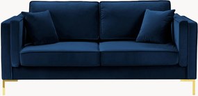 Bank Luis (2-zits) met fluweel effect, B 160 cm