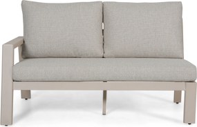 Hoek loungeset 6 personen Aluminium Zand/Beige  Lifestyle Garden Furniture Melone