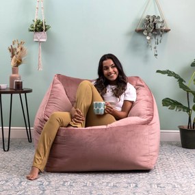 Natalia Velvet Armchair Bean Bag