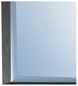 Sanicare Tutti LTA spiegel aluminium met verwarming, verlichting rondom en touch bediening 90cm