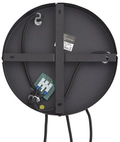 Design hanglamp zwart met smoke glas 3-lichts - Ana