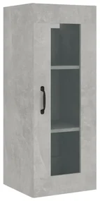 vidaXL Hangkast 34,5x34x90 cm betongrijs